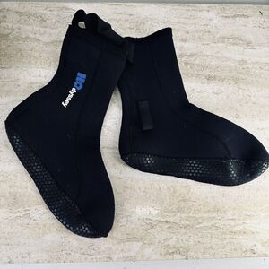 Neoprene Water Shoes By H2Odysey Size Large Black Water Shoes 9.5"